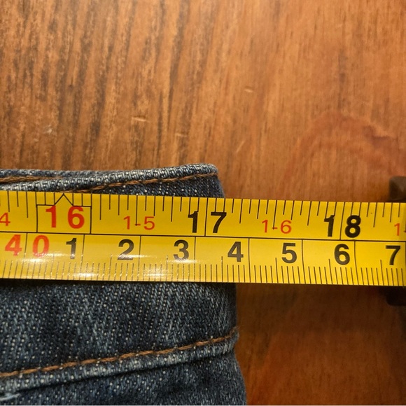 Harley Davidson Genuine MotorClothes Womens 12 Long Straight Leg Denim Jeans - Picture 8 of 11